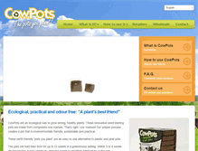 Tablet Screenshot of cowpotscanada.com